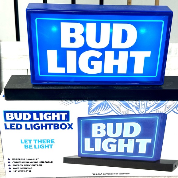 Beer Bud Light LED LIGHTBOX - Picture 5 of 8
